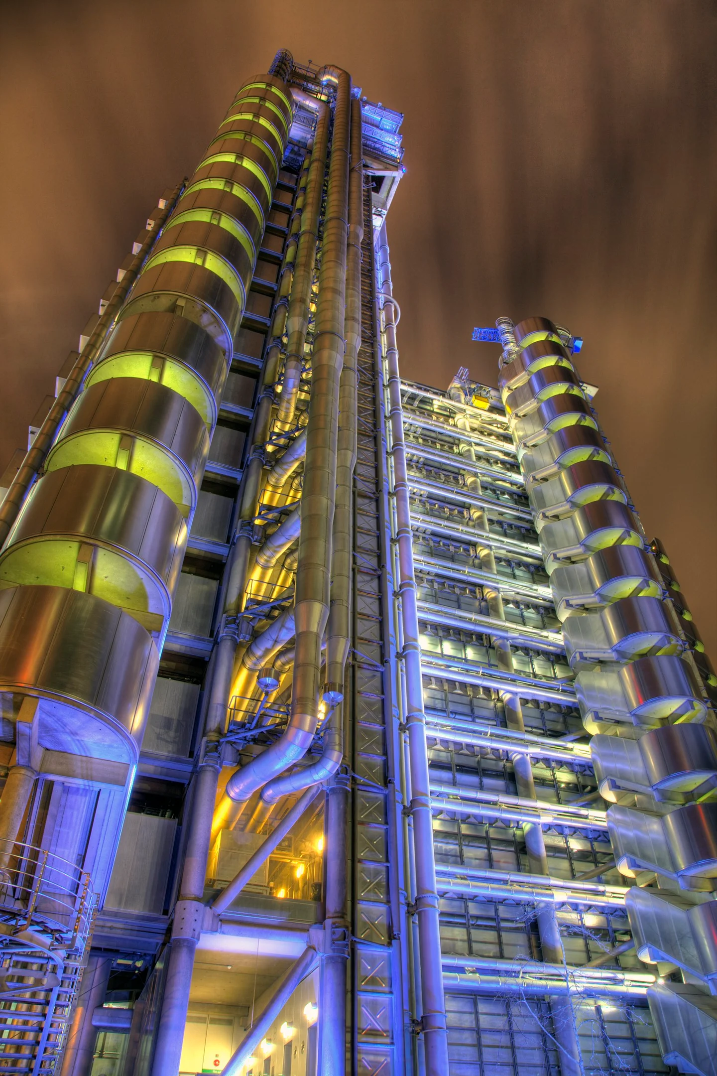 Lloyd's Building in London photographed by Marc Pinter.